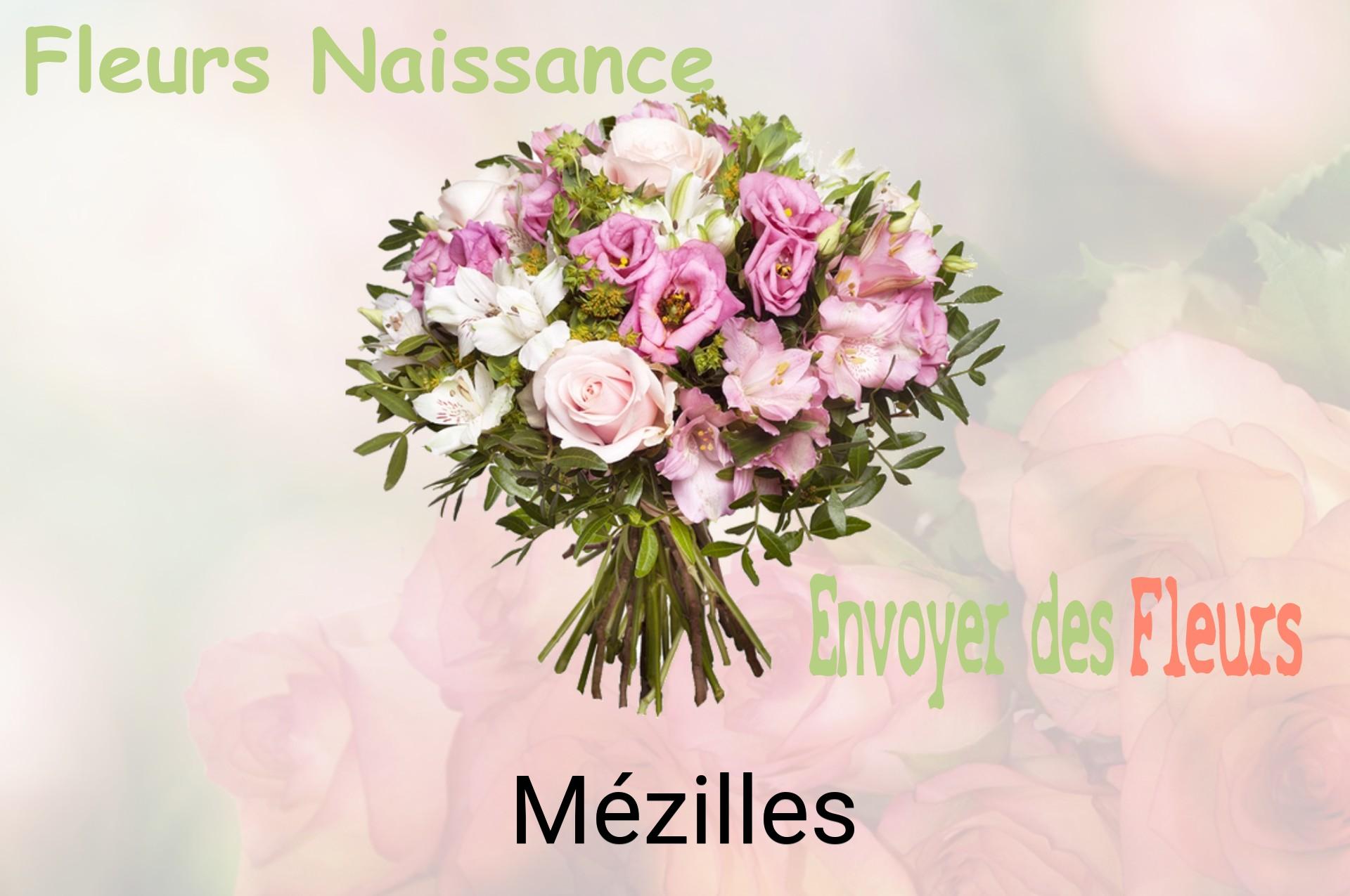 Bouquet de fleurs de naissance livré à Mézilles